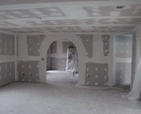 drywall installation completed in barrie