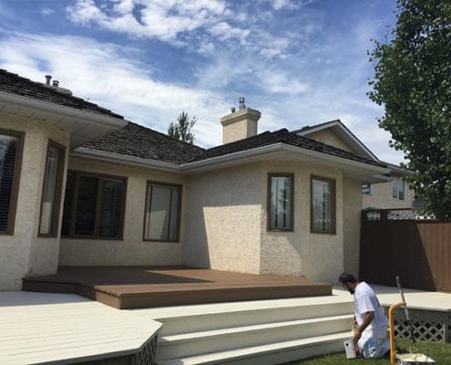 residential-home-decks-paint in barrie